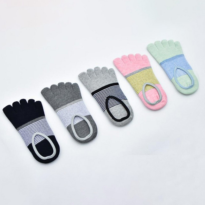 여성용 링글 발가락 덧신 5족 세트
