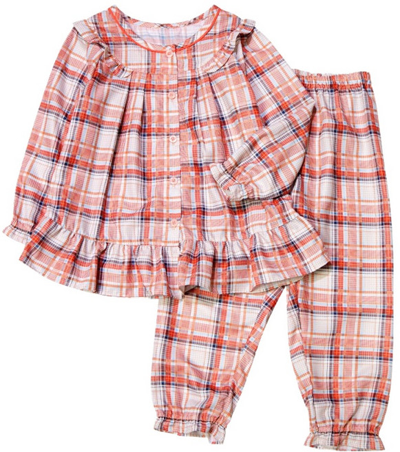 크리켓 트라이 여아용 긴팔 주자 파자마 세트 CGJSI11