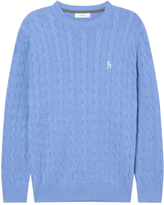 헤지스 남성용 짜임 면 니트