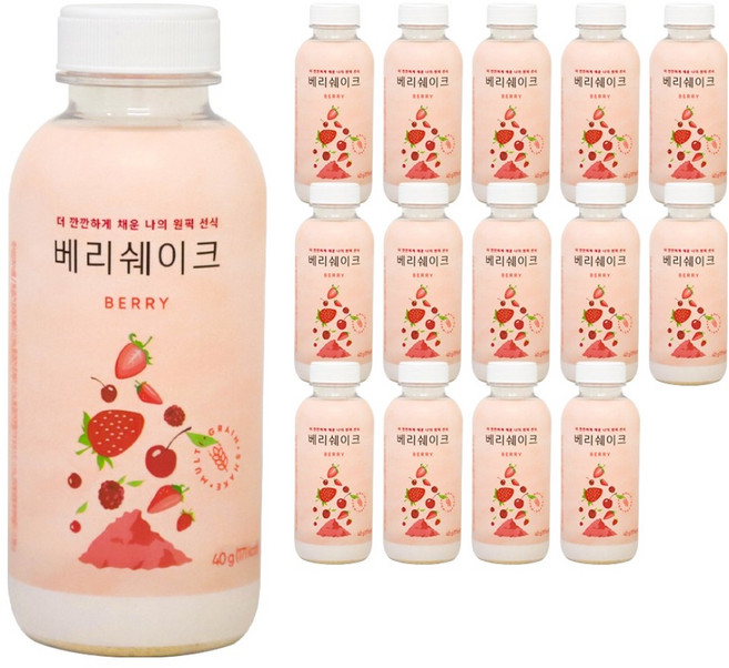 원픽선식 베리쉐이크, 15개, 40g