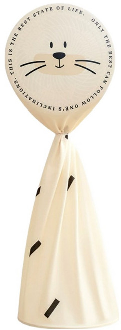 썬문 스판 관리 쉬운 스탠드 선풍기커버, 화이트