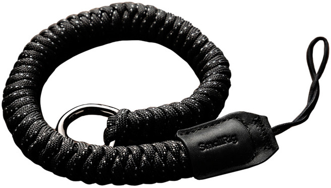 스몰리그 브레이디드 범용 핸드스트랩 블랙, 1개, 4881