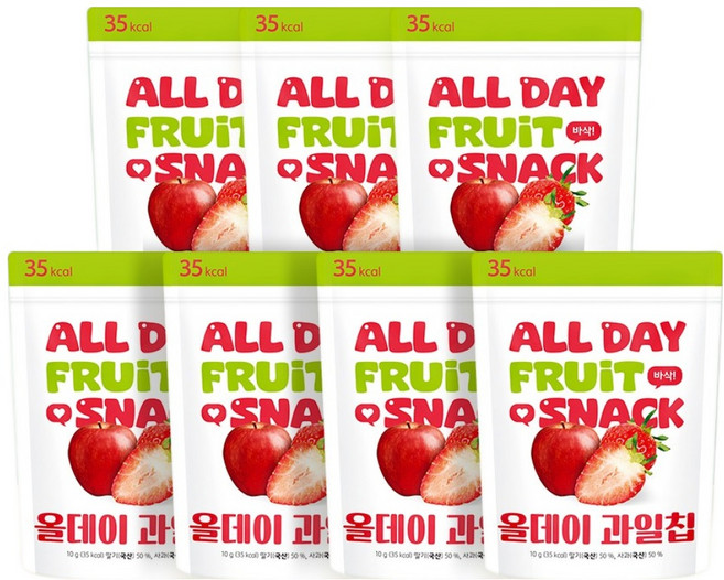 올데이 과일칩, 10g, 7개