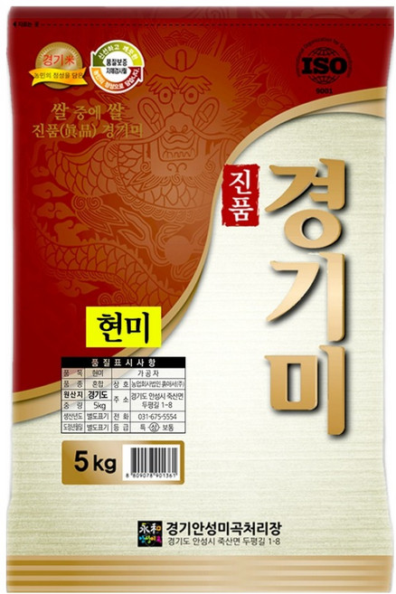 쌀집총각 진품 경기미 현미 상등급, 5kg, 1개