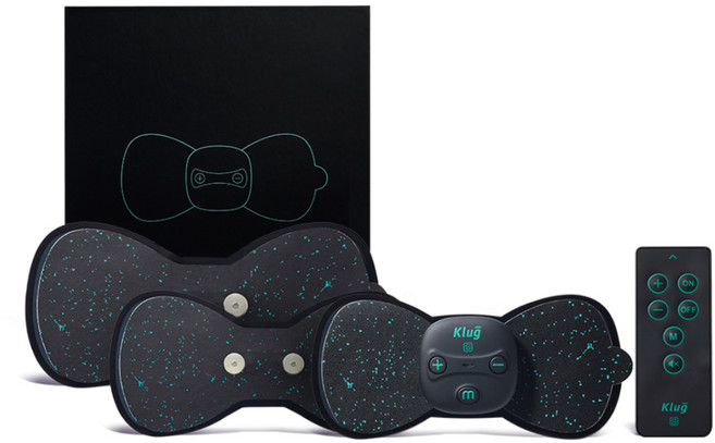 클럭 미니 목어깨 집중 마사지기 세트, SP-308W, 블랙