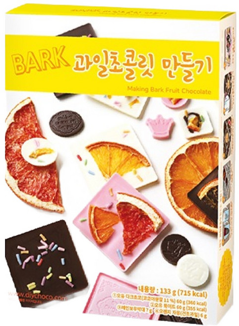 바크 과일초콜릿 만들기 세트, 1세트, 6종