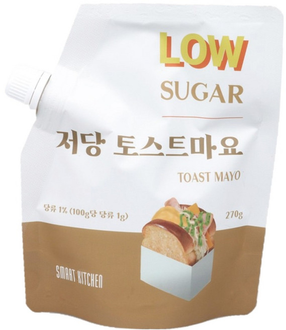 스마트키친 저당 토스트마요, 1개, 270g