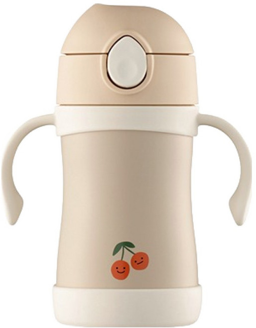 푸고 유아용 프리미엄 뉴트럴 시리즈 빨대컵 TKFE-280, 280ml, 1개, 뉴트럴베이지