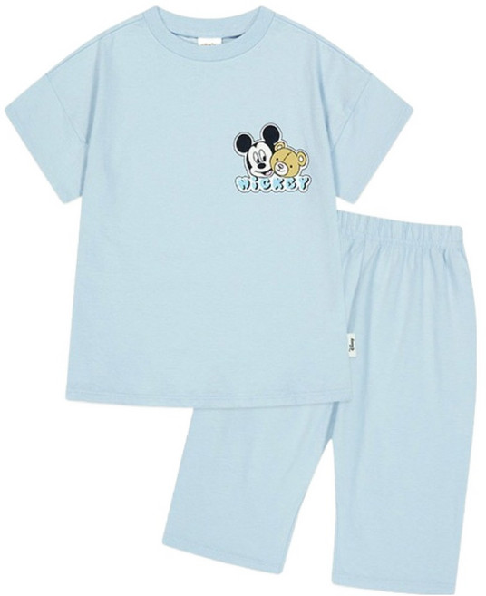 밀크마일로로 아동용 디즈니 미키 미니마우스 리틀베어실내 상하의 세트