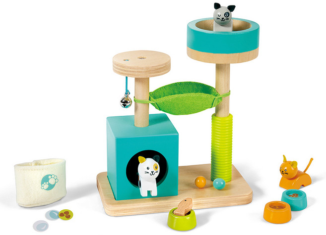 하페 고양이 가족 완구 세트, 1세트