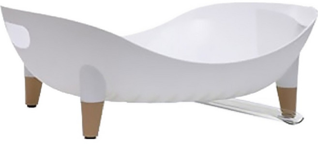 셰프웨어 클래시 와이드 식기건조대, 1단, 에나멜화이트, 1개