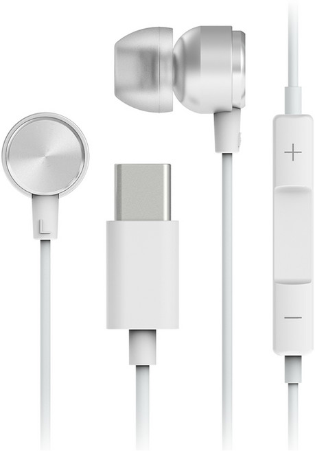 아이리버 C타입 알루미늄 커널형 유선 이어폰 ICP-G505 화이트