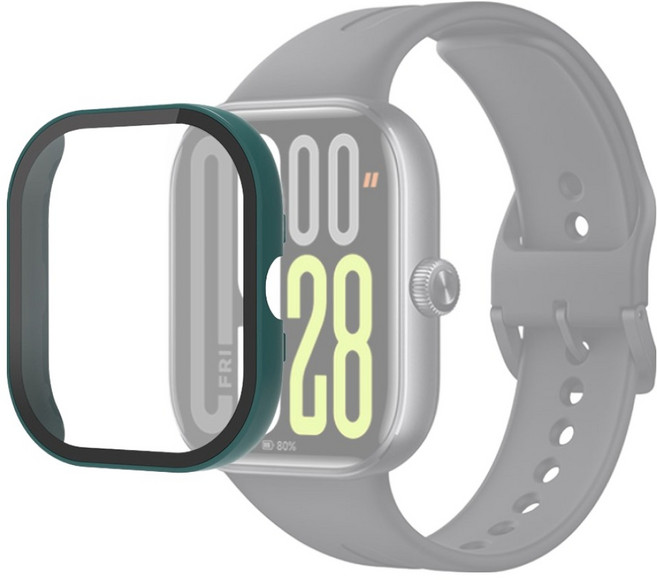 스페이스쉴드 PC 강화유리 올인원 케이스, 다크그린, 1개