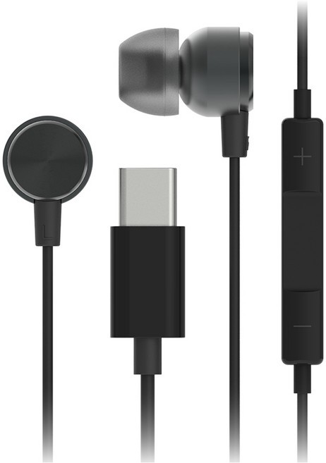 아이리버 C타입 알루미늄 커널형 유선 이어폰, ICP-G505, 블랙