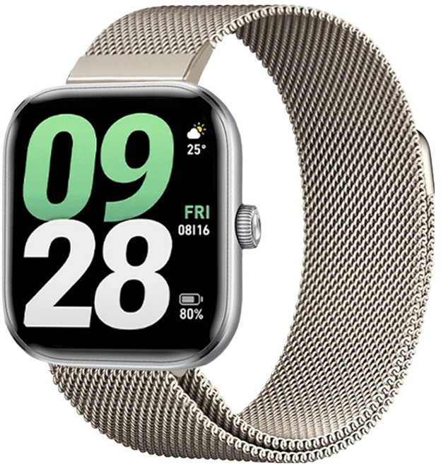 스페이스쉴드 스마트워치 메탈 스트랩, 스타라이트, 1개