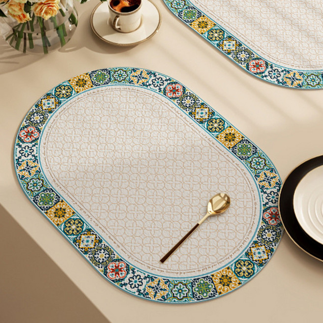 블루코지 북유럽 감성 테이블 매트, Style 02, 1개, 45 x 30 cm