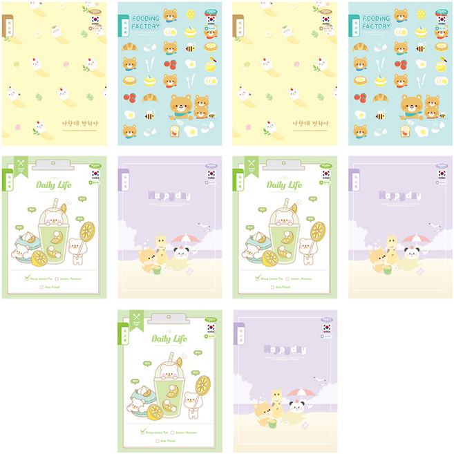 펜피아 1 000 초등 제본 독서록 노트, 랜덤발송, 10개