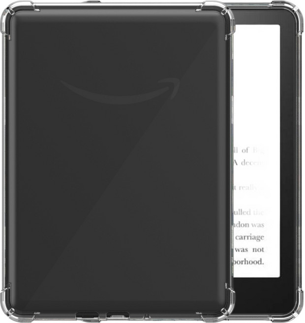 킨들 페이퍼 화이트 12세대 범퍼 태블릿 케이스, 투명, 1개