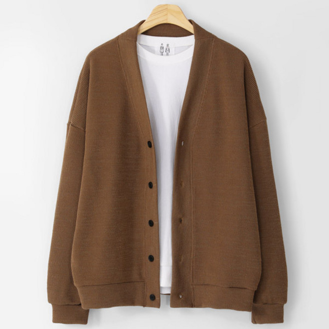 엠엔씨 남녀공용 빅사이즈 베네치아 골지 가디건 MDCD867RW