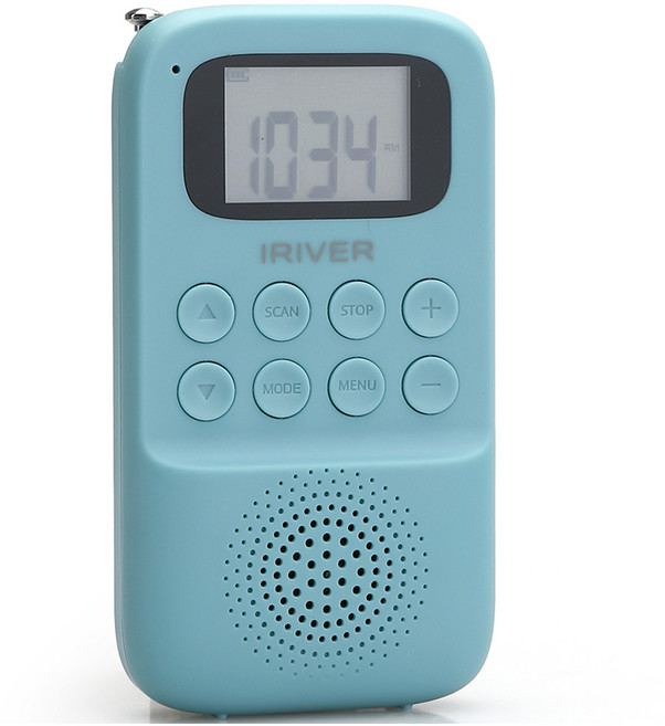 아이리버 휴대용 블루투스 스피커 라디오 MP3플레이어, IRS-C707, 씨그린