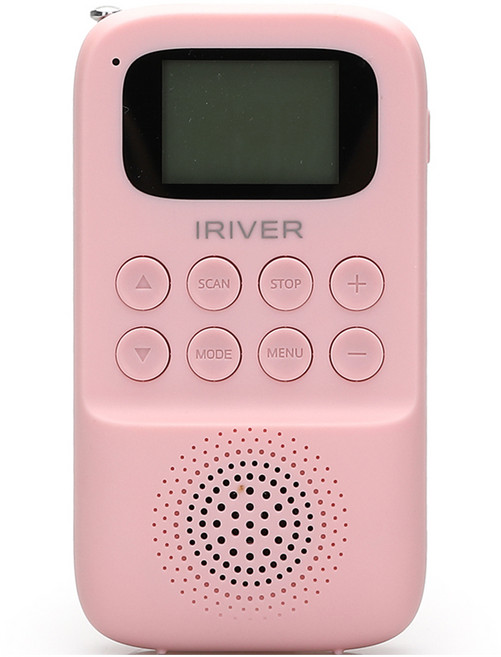 아이리버 휴대용 블루투스 스피커 라디오 MP3플레이어, IRS-C707, 키티핑크