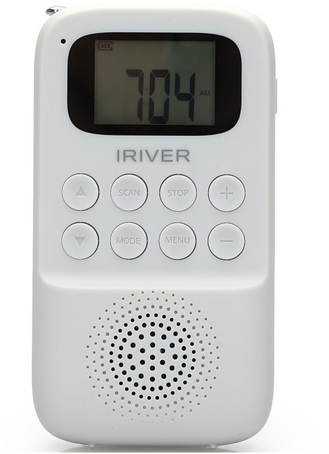 아이리버 휴대용 블루투스 스피커 라디오 MP3플레이어, IRS-C707, 쿨그레이