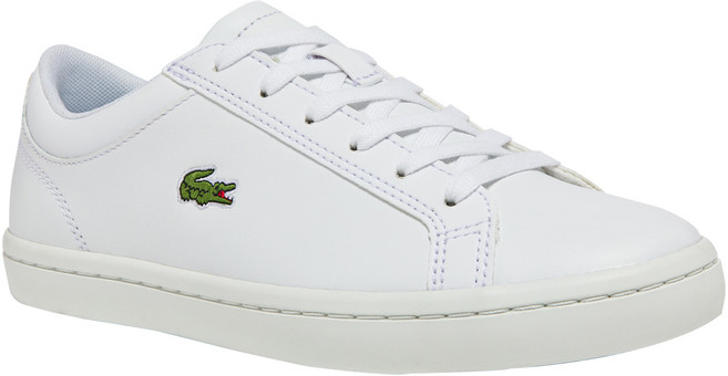 라코스테 여성용 STRAIGHTSET 스니커즈