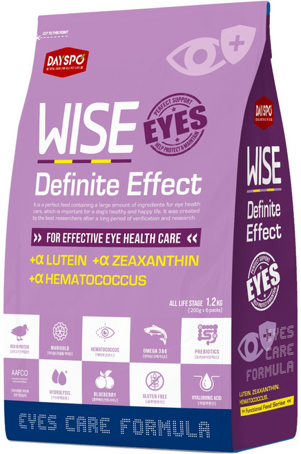 데이스포 강아지 와이즈 아이즈 건식사료, 1.2kg, 1개