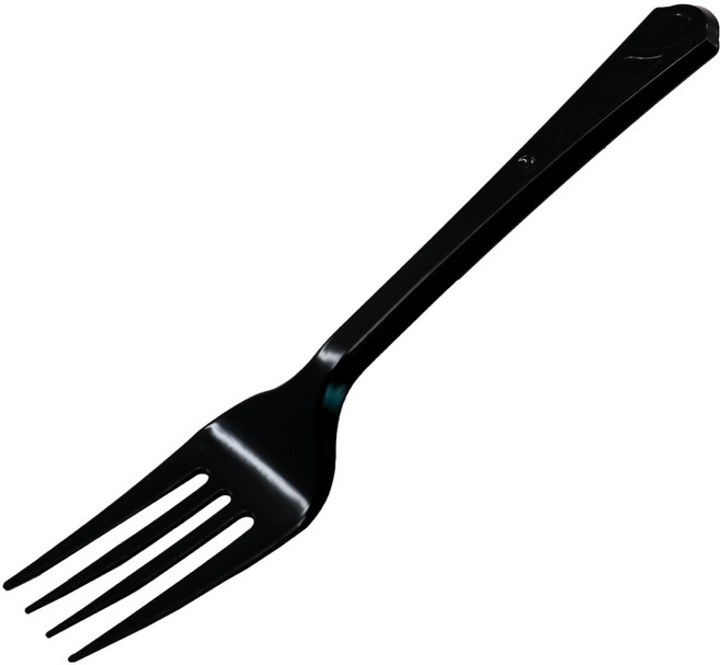 생활미소 위생포크 검정, 100개입, 1개