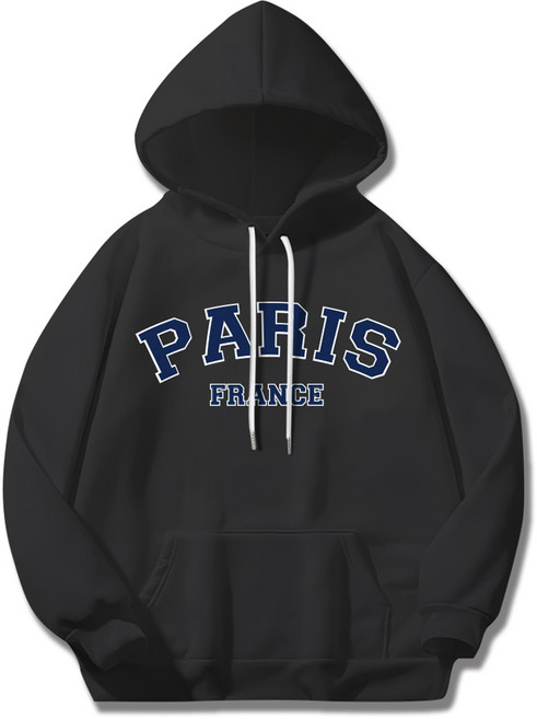 일루소 파리프랑스 소프트 특양면 후드티