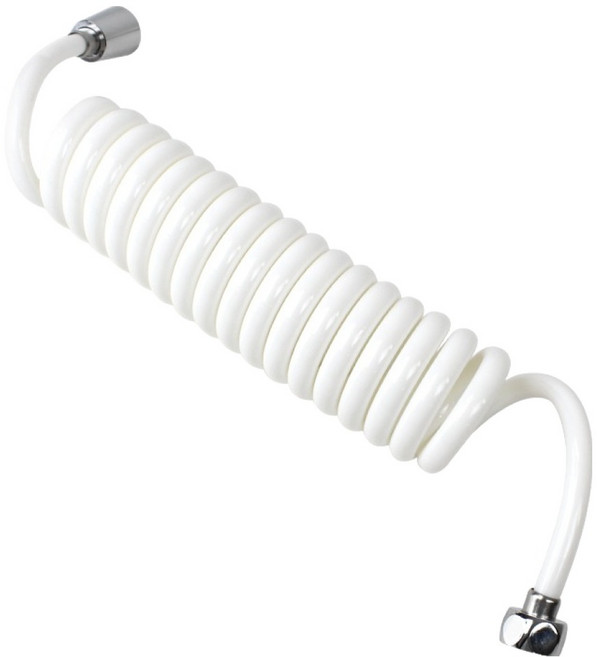 코텍스 깔끔한 코일 호스, 화이트, 3m