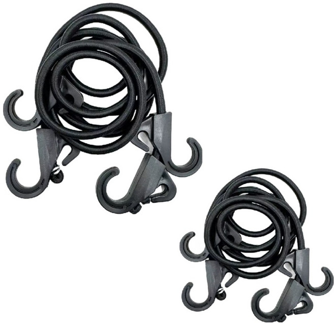 썬문 캠핑 자전거 핸드카트 다용도 고정끈 1.6m, 2개