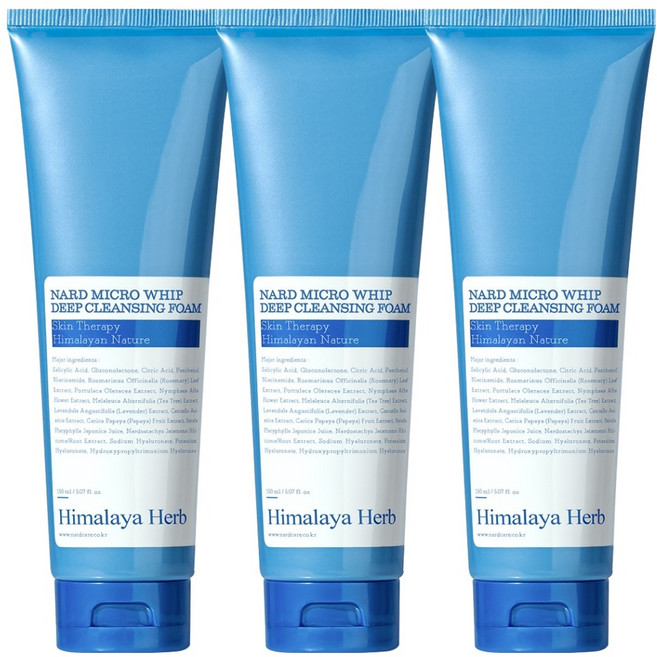 나드 마이크로 휩 딥 클렌징폼, 150ml, 3개