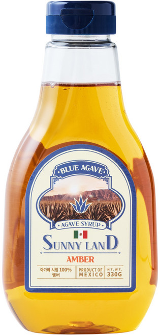 그루포솔레이브 써니랜드 아가베 시럽 엠버, 1개, 330g