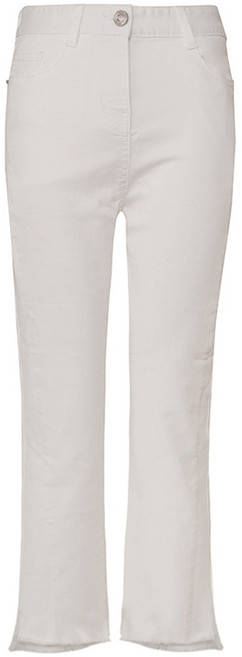 샤트렌 여성용 뒷밴딩 밑단 언발란스 부츠컷 포켓 팬츠 HCCMDP205