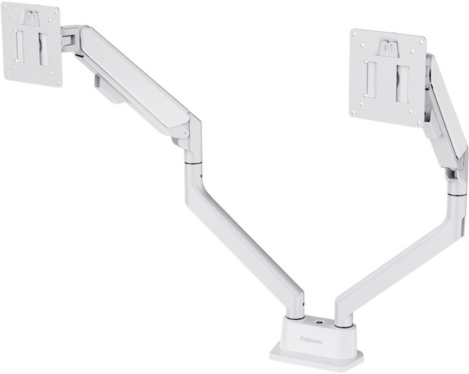 펠로우즈 플래티넘 라이트 듀얼 모니터암, 화이트, 1개