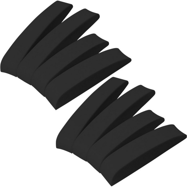 이지윈 EVA 라운드 쿠션 도어가드 라지 x 2p + 스몰 x 2p 세트, 블랙, 2세트