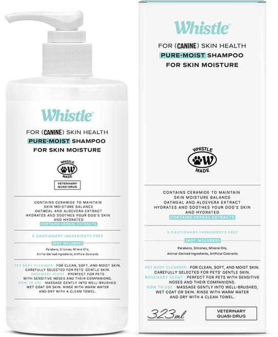 휘슬 퓨어 모이스트 애견샴푸, 323ml, 1개입, 1개
