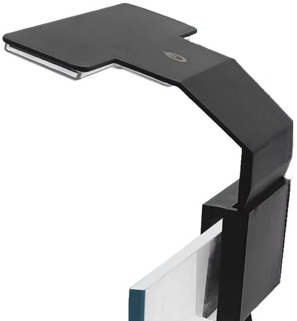 샘아쿠아 관상어 미니어쳐 슬림 LED 라이팅 어항 조명 램프 블랙 DL-F50, 1개