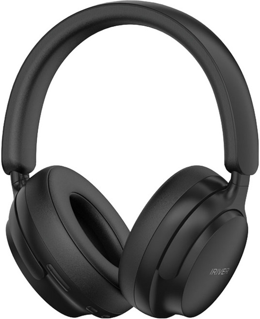 아이리버 듀얼 액티브 노이즈캔슬링 ANC ENC 블루투스 헤드셋, 블랙, IBH-NC600