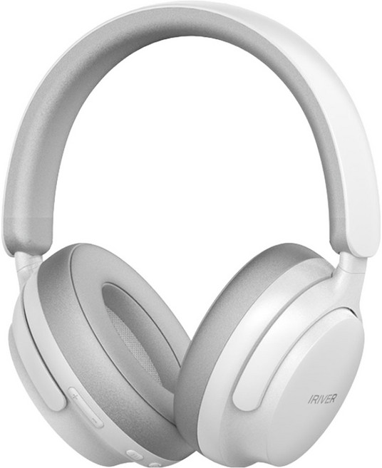 아이리버 듀얼 액티브 노이즈캔슬링 ANC ENC 블루투스 헤드셋, 화이트, IBH-NC600
