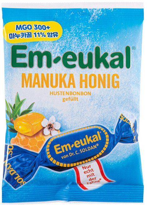 엠오이칼 마누카 꿀 목캔디, 75g, 1개