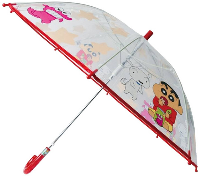 짱구 아동용 초코비 투명 우산