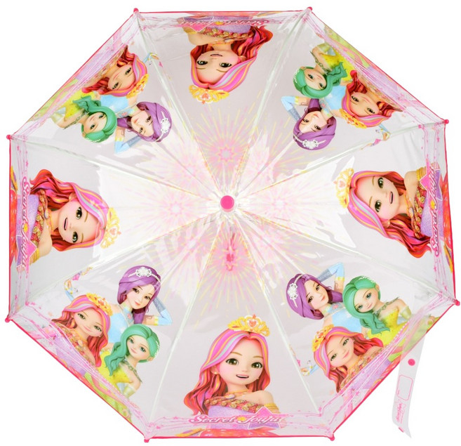 아동용 쥬쥬 별빛 투명 우산