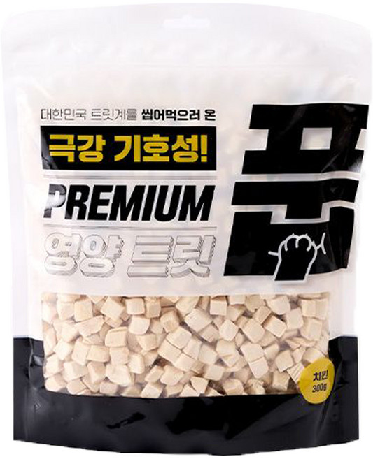 풉 고양이 동결건조 트릿, 치킨, 300g, 1개