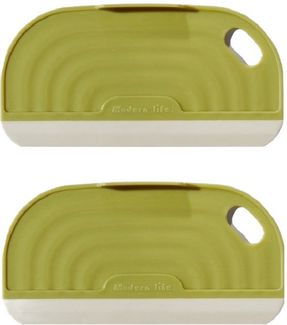 일상속반짝 다용도 물기제거 미니 스퀴지, 그린, 2개