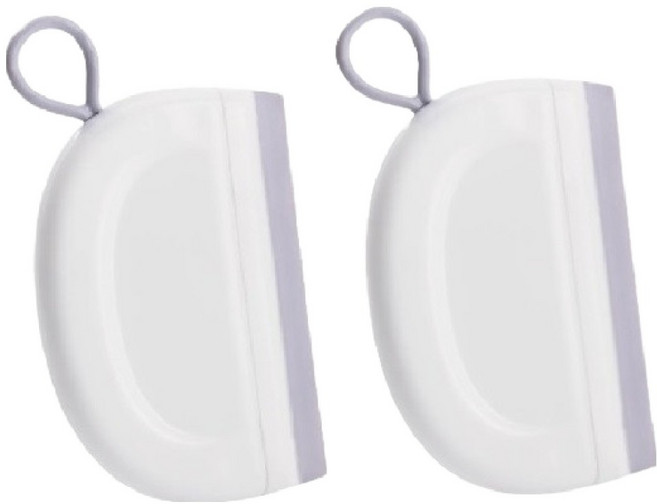 일상속반짝 물기제거 미니 스퀴지, 화이트, 2개