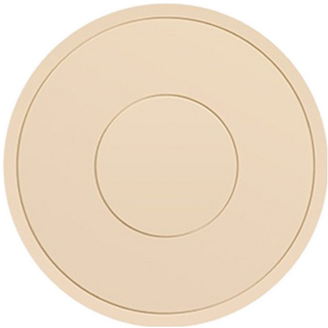 미소로운 원형 실리콘 냄비받침대 아이보리, 1개