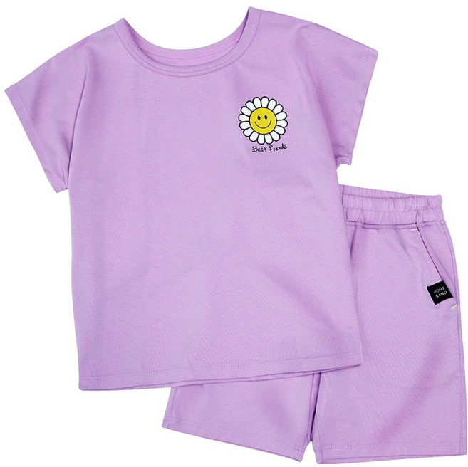 HOME&AND TRY 女童 Cricket 五分袖上下套裝 CGHAG12