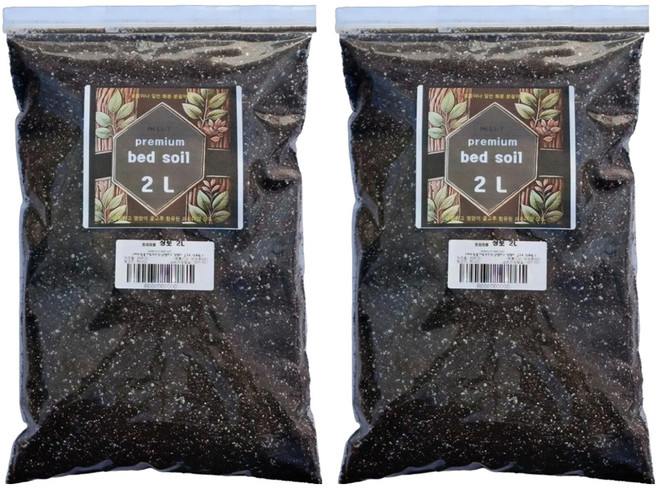 하늘e정원 프리미엄 상토, 2개, 2L